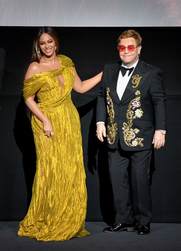 Photo Flash: Beyonce, Elton John Attend European Premiere of THE LION KING — photo 3 of 13