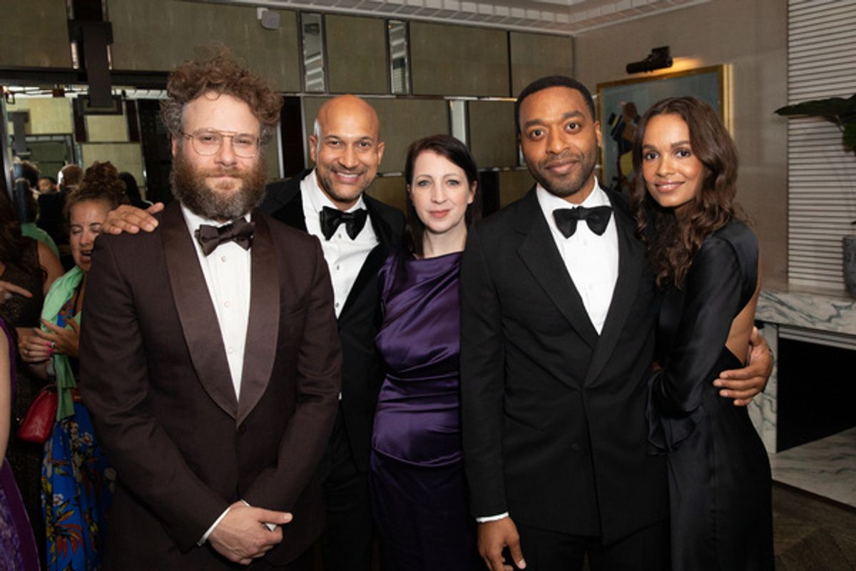 Seth Rogen, Keegan-Michael Key, Alisa Key, Chiwetel Ejiofor and Frances Aaternir at 