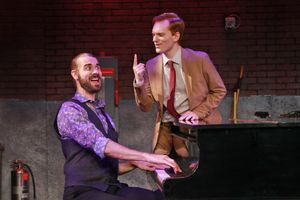Martin Landry and Mark Schenfisch in MURDER FOR TWO. Photo by Alberto Romeu. @ BroadwayWorld Martin Landry and Mark Schenfisch in MURDER FOR TWO. Photo by Alberto Romeu. Photo