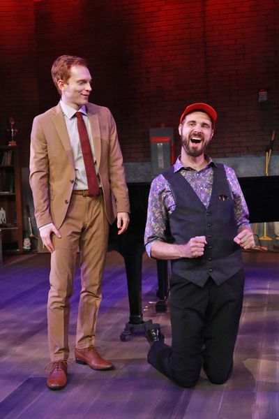 Mark Schenfisch and Martin Landry in MURDER FOR TWO. Photo by Alberto Romeu. Photo