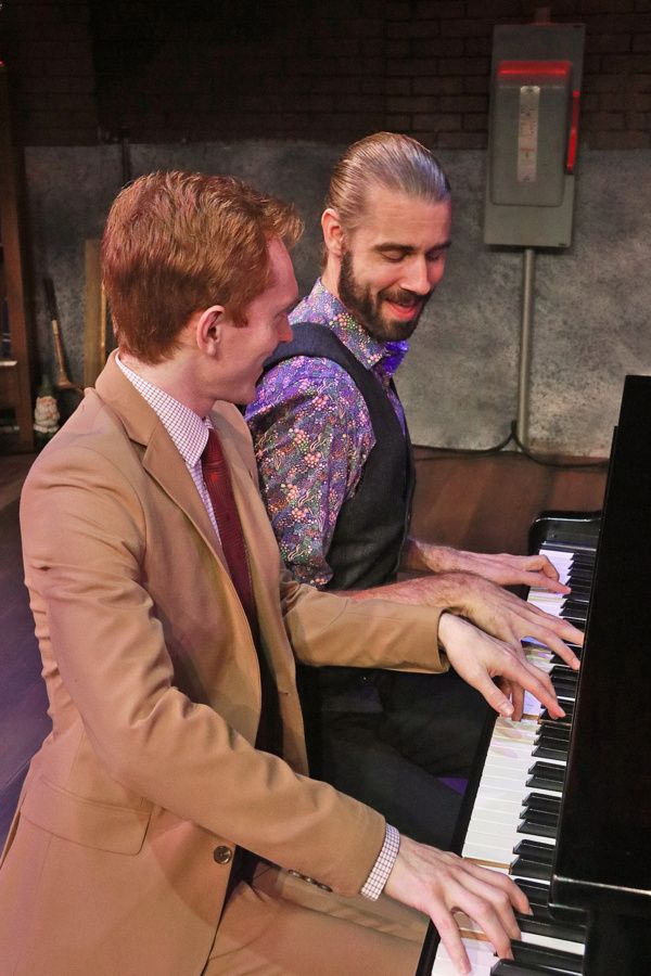 Mark Schenfisch and Martin Landry in MURDER FOR TWO. Photo by Alberto Romeu. Photo