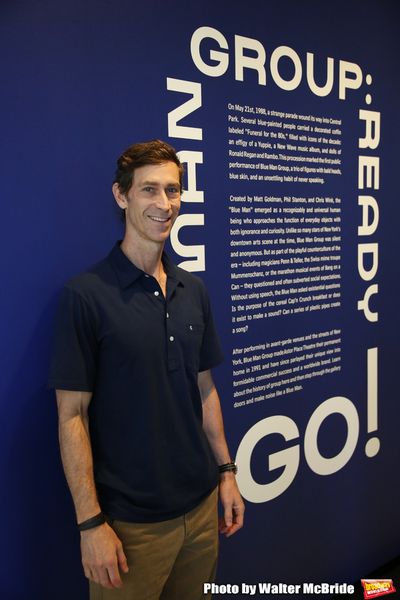 Matt Ramsey, Blue Man cast member  Photo