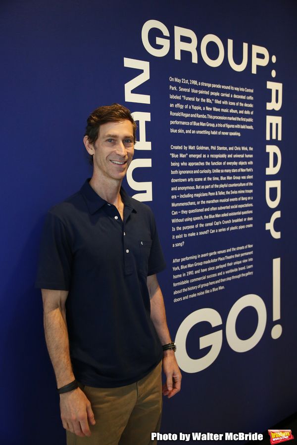 Matt Ramsey, Blue Man cast member  Photo