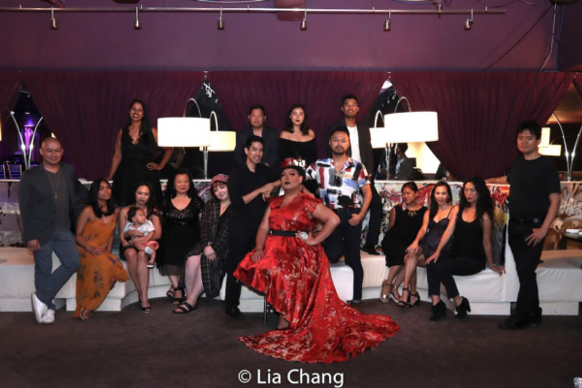 Front Row: Brian Jose, Lianah Sta Ana, Carol Angeli with her son, London, Jenna Lea Scott, Michi Egger, Steven Tran, Lady Celestina, Billy Bustamante, Laura Dadap Gilmartin, Michelle Cabinian, EJ Zimm at 