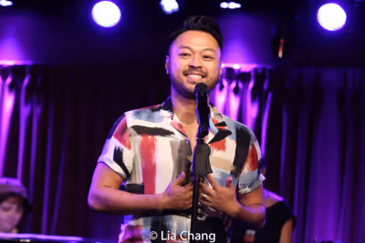 Broadway Barkada co-founder Billy Bustamante hosted the CRAZY FIERCE ASIANS concert Photo