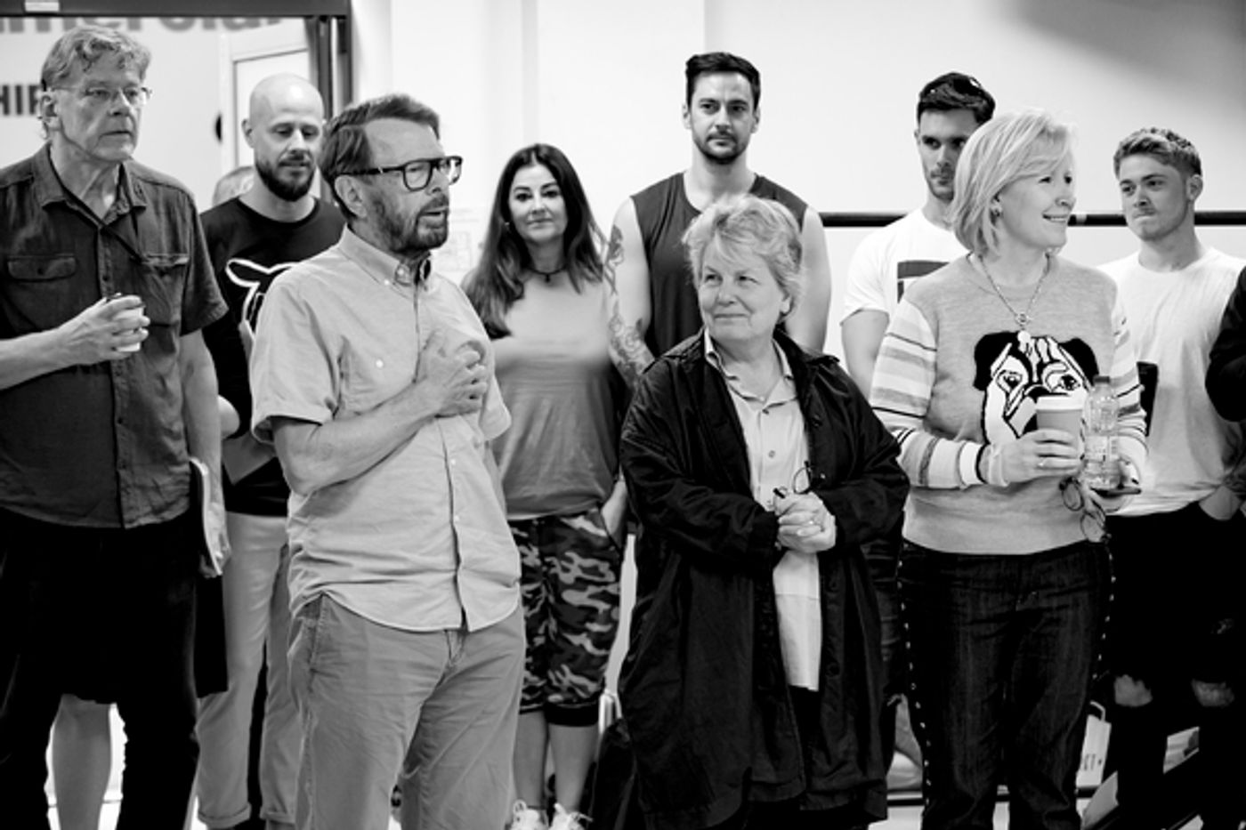 Photo Flash: ABBA's Björn Ulvaeus On Site At MAMMA MIA! THE PARTY In Rehearsal  Image