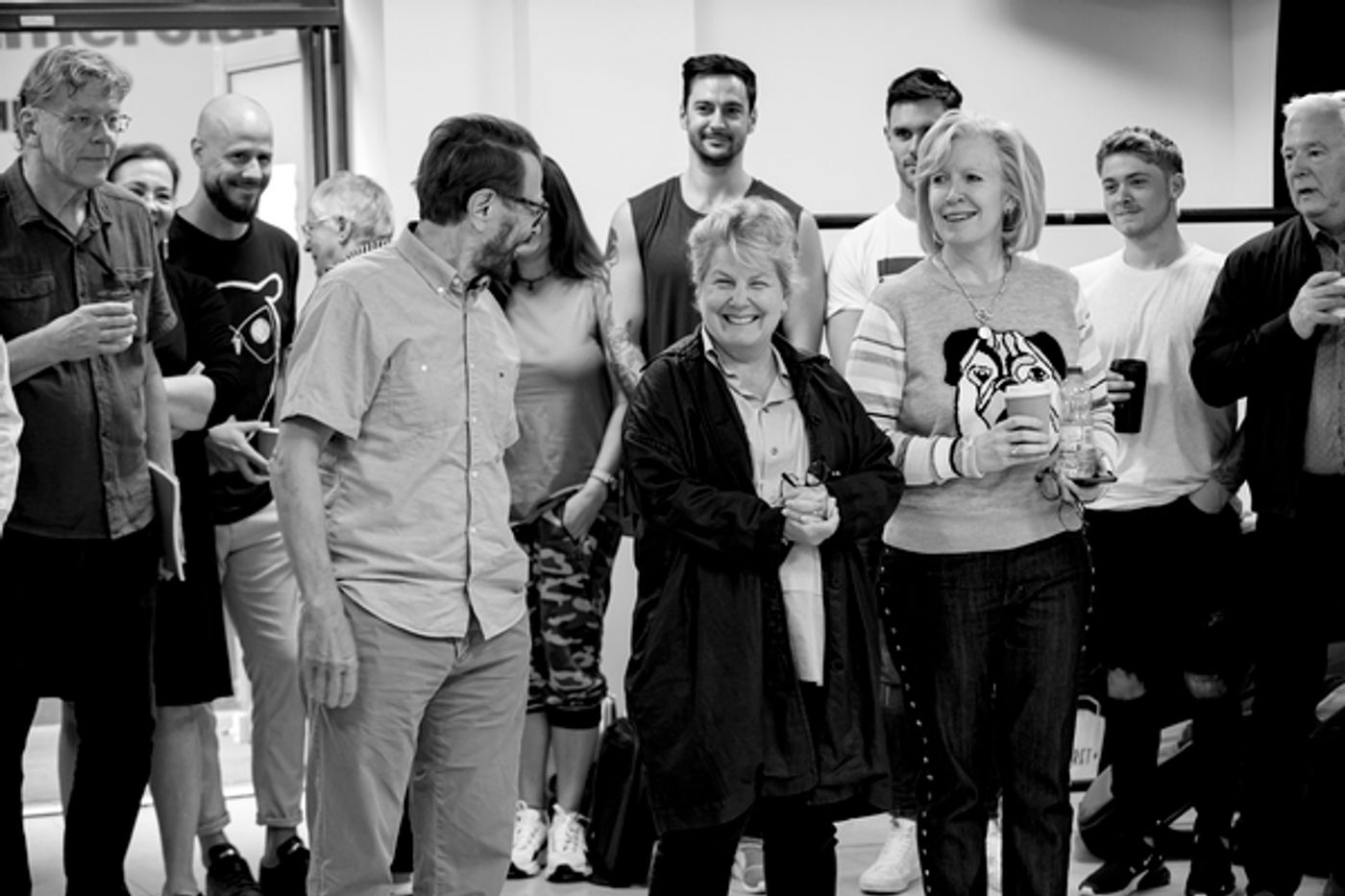 Photo Flash: ABBA's Björn Ulvaeus On Site At MAMMA MIA! THE PARTY In Rehearsal  Image