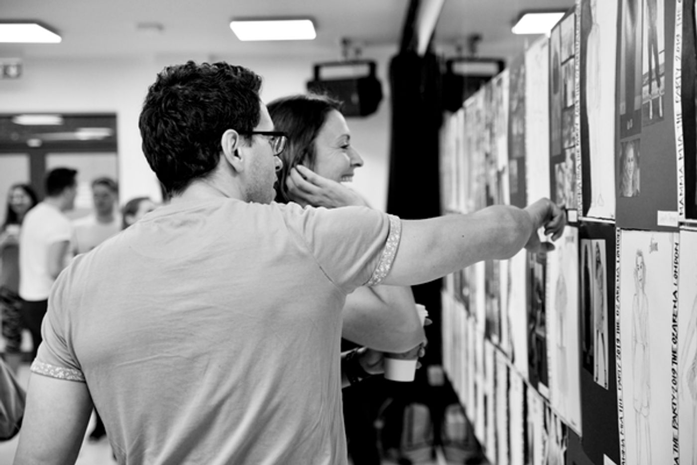 Photo Flash: ABBA's Björn Ulvaeus On Site At MAMMA MIA! THE PARTY In Rehearsal  Image