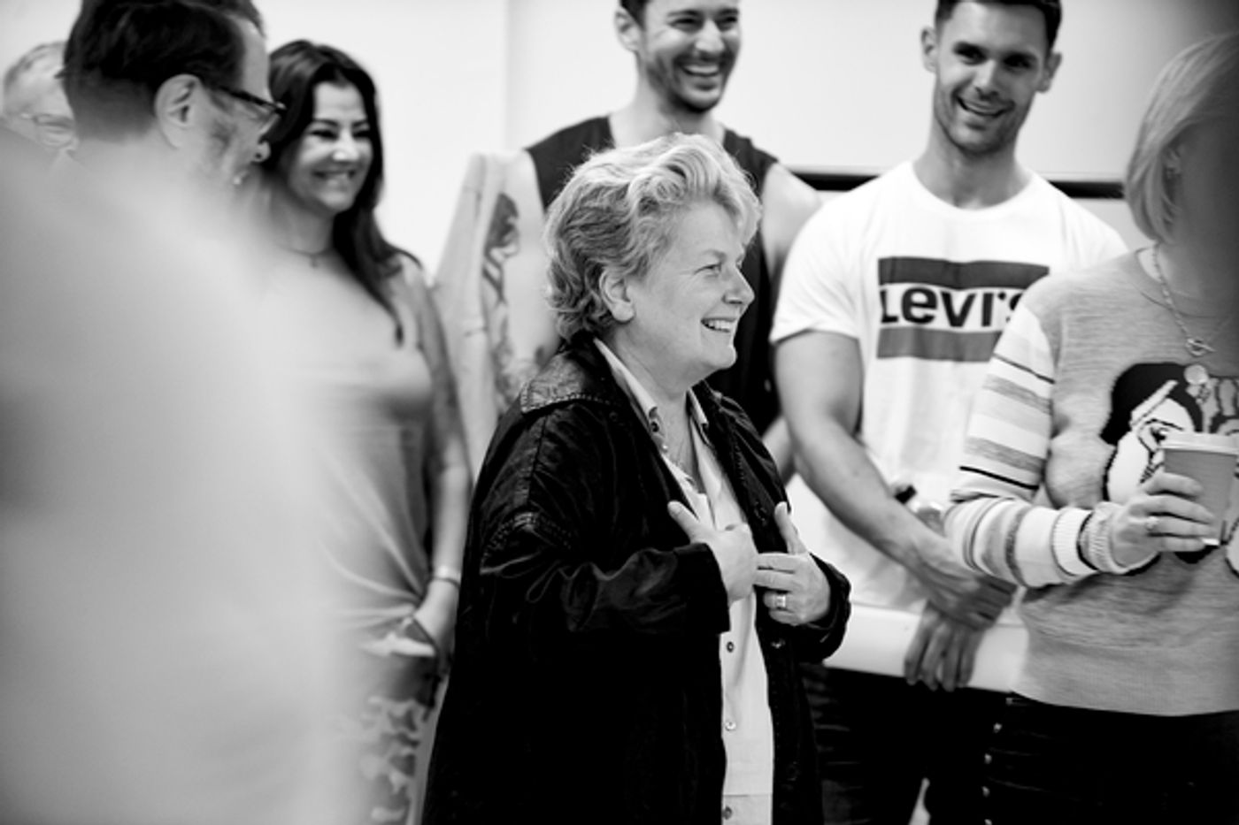 Photo Flash: ABBA's Björn Ulvaeus On Site At MAMMA MIA! THE PARTY In Rehearsal  Image