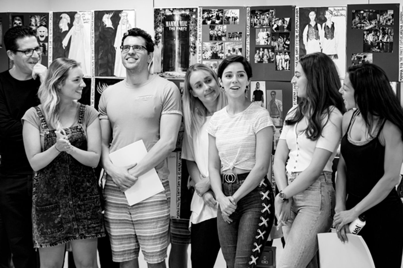 Photo Flash: ABBA's Björn Ulvaeus On Site At MAMMA MIA! THE PARTY In Rehearsal  Image