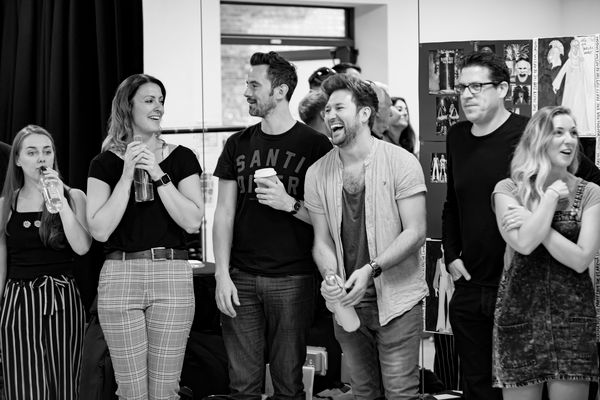 Bjorn Ulvaeus, Sandi Toksvig, Ingrid Sutej and the cast of MAMMA MIA! THE PARTY Photo