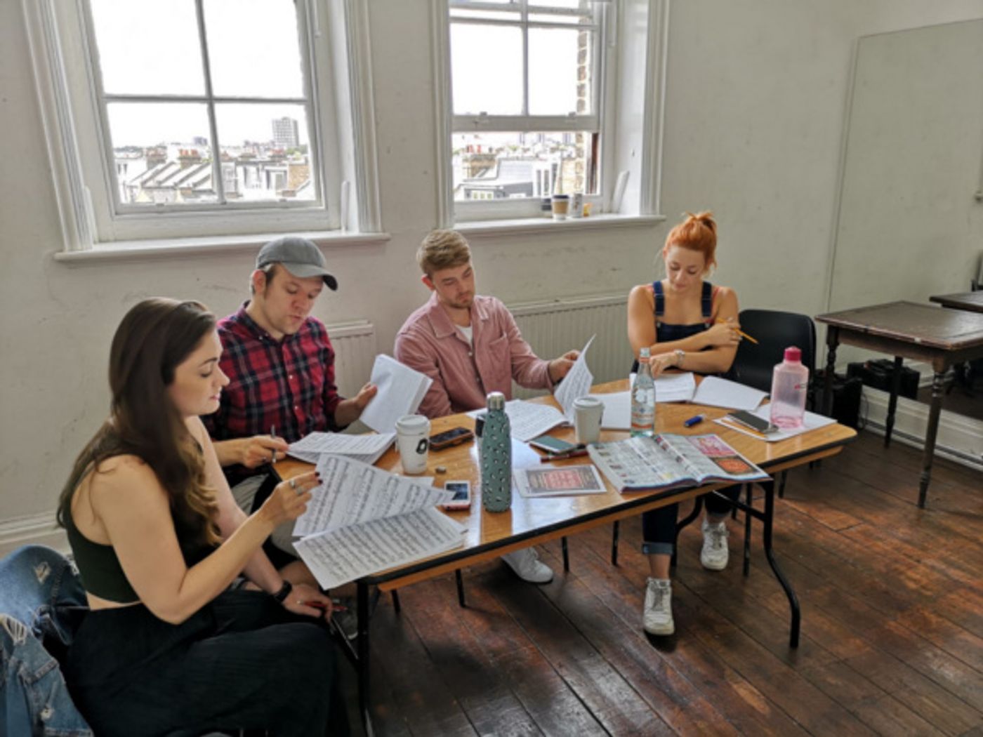 Photo Flash: Inside Rehearsal For I WISH MY LIFE WERE LIKE A MUSICAL  Image