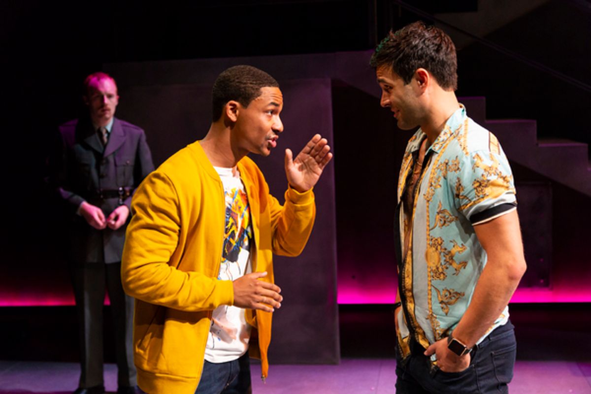 Henry Jenkinson, Lorenzo Jackson and Anthony Bowden at 