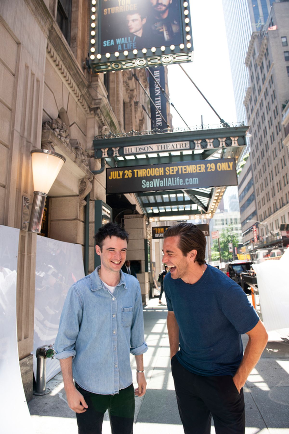 Jake Gyllenhaal and Tom Sturridge at 