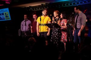 Dant Jeanfelix, Kennedy Kanagawa, Bill Coyne, Lauren Zakrin, Gianna Yanelli & Ben Schrager @ BroadwayWorld Dant Jeanfelix, Kennedy Kanagawa, Bill Coyne, Lauren Zakrin, Gianna Yanelli & Ben Sc Photo