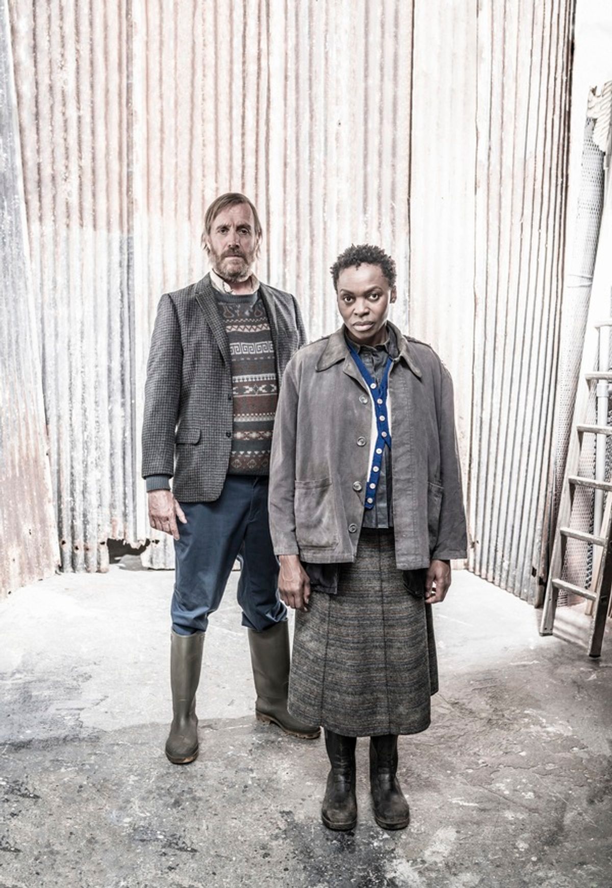 Rhys Ifans, Rakie Ayola at 