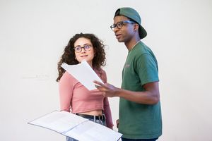 Simon Manyonda and Yasmin Paige @ BroadwayWorld Simon Manyonda and Yasmin Paige Photo