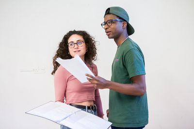 Simon Manyonda and Yasmin Paige  Photo