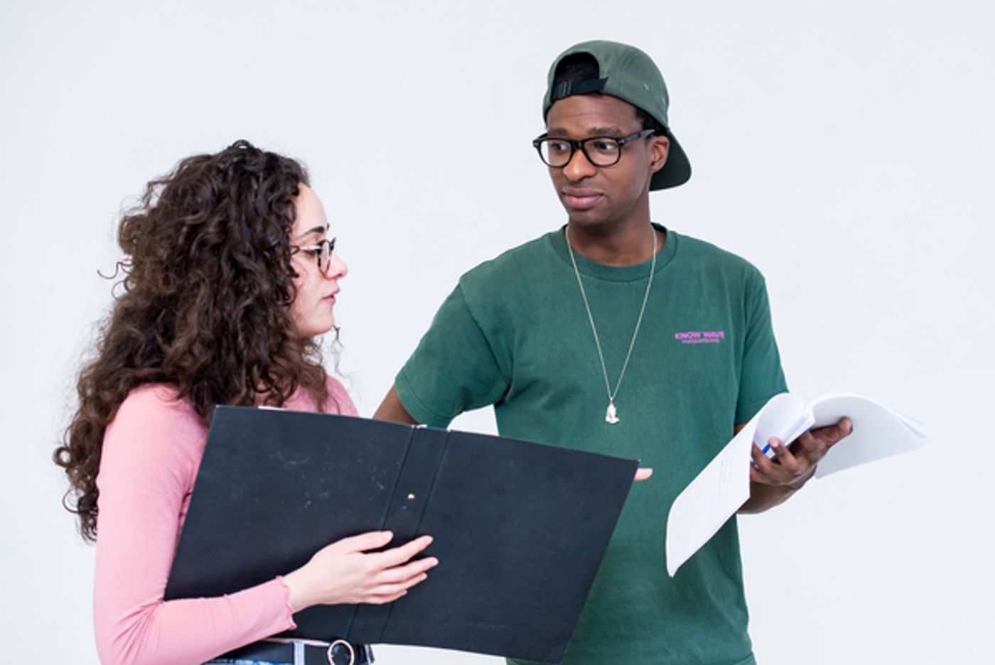 Photo Flash: In Rehearsal with Yasmin Paige and Simon Manyonda for ACTUALLY  Image