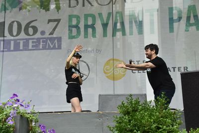 Sophia Anne Caruso and Alex Brightman Photo