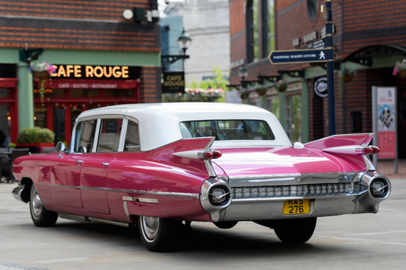 Photo Flash: Pink Cadillac Rolls Into Town in Honor of GREASE at the Birmingham Hippodrome Photo Flash: Pink Cadillac Rolls Into Town in Honor of GREASE at the Birmingham Hippodrome Image