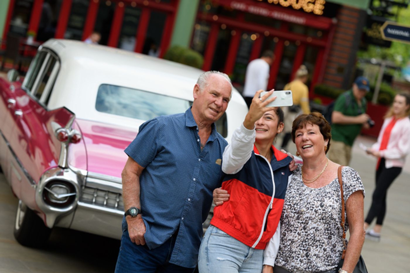 Photo Flash: Pink Cadillac Rolls Into Town in Honor of GREASE at the Birmingham Hippodrome Photo Flash: Pink Cadillac Rolls Into Town in Honor of GREASE at the Birmingham Hippodrome Image
