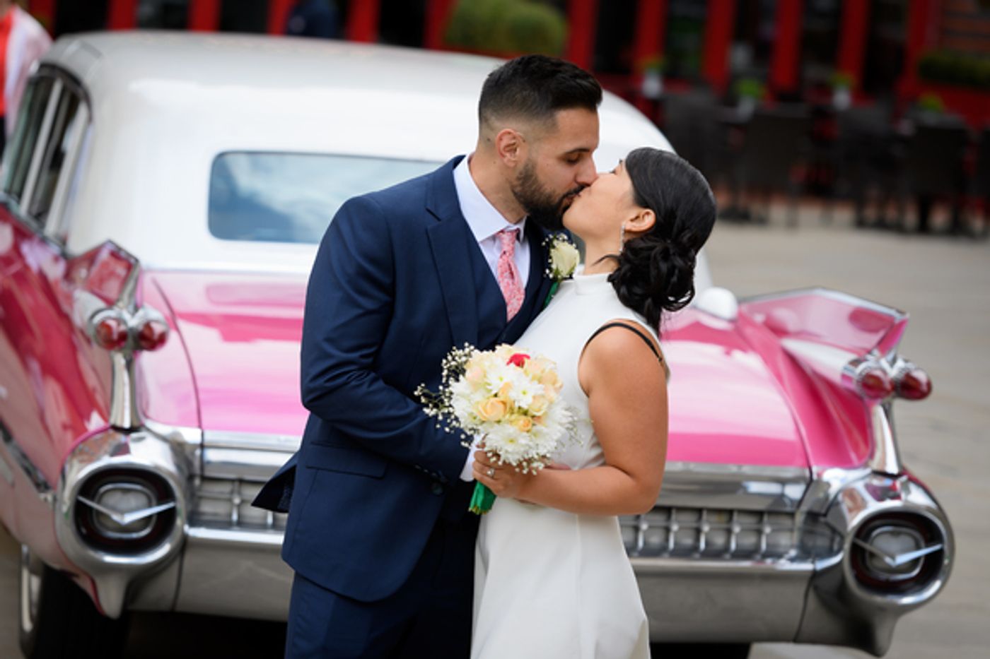 Photo Flash: Pink Cadillac Rolls Into Town in Honor of GREASE at the Birmingham Hippodrome Photo Flash: Pink Cadillac Rolls Into Town in Honor of GREASE at the Birmingham Hippodrome Image