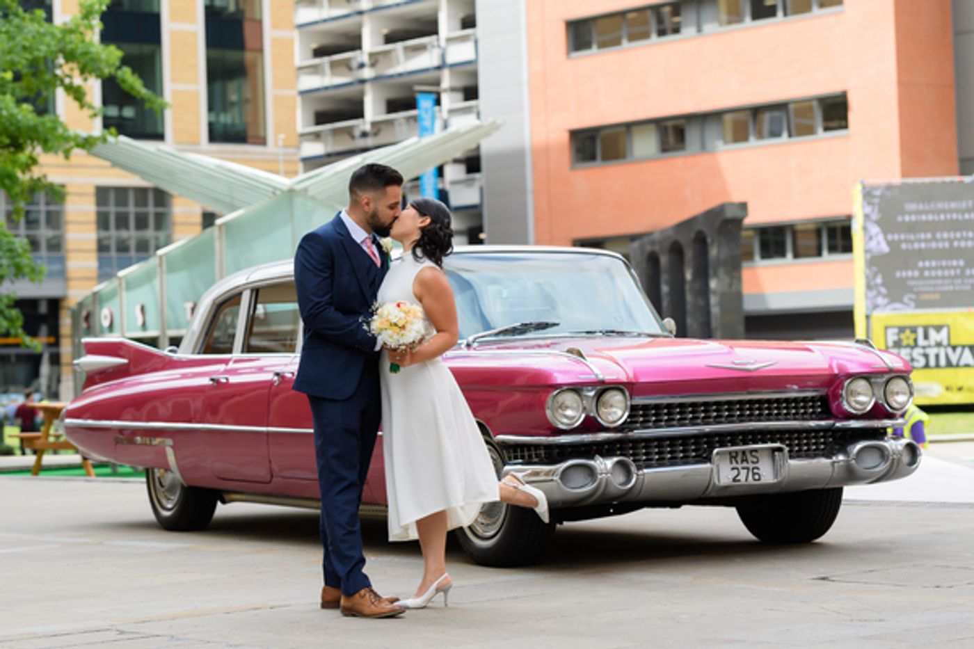 Photo Flash: Pink Cadillac Rolls Into Town in Honor of GREASE at the Birmingham Hippodrome Photo Flash: Pink Cadillac Rolls Into Town in Honor of GREASE at the Birmingham Hippodrome Image