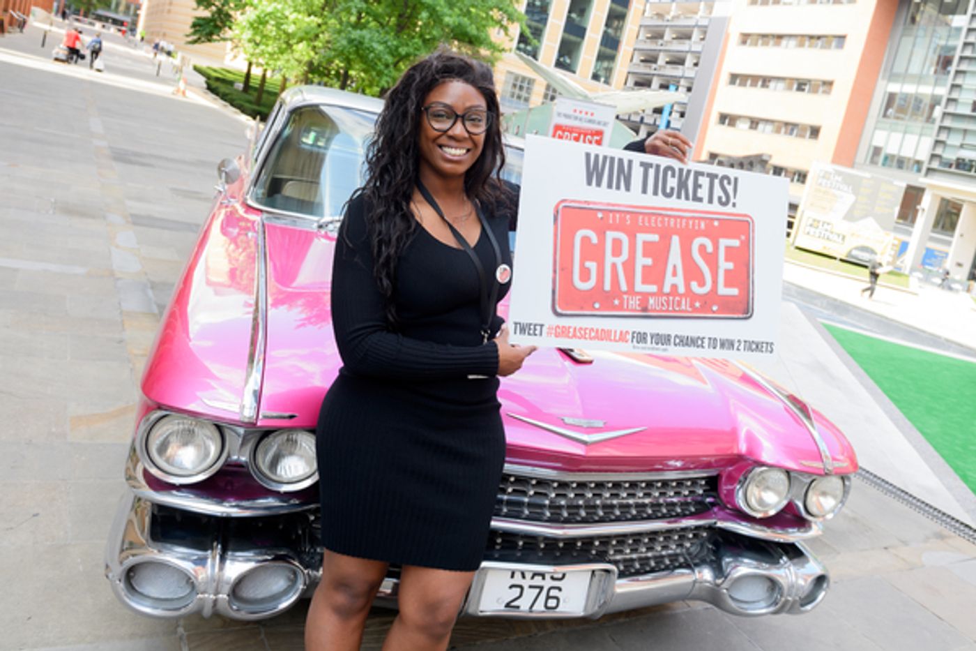 Photo Flash: Pink Cadillac Rolls Into Town in Honor of GREASE at the Birmingham Hippodrome Photo Flash: Pink Cadillac Rolls Into Town in Honor of GREASE at the Birmingham Hippodrome Image