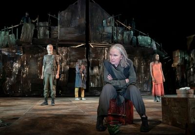 Kate Burton, Tom Nelis, Teagle F. Bougere, and Nneka Okafor Photo