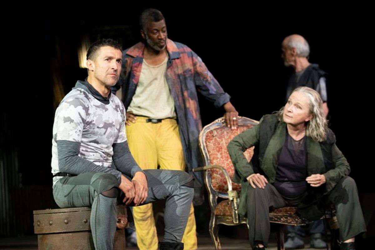 Jonathan Cake, Teagle F. Bougere, and Kate Burton at 