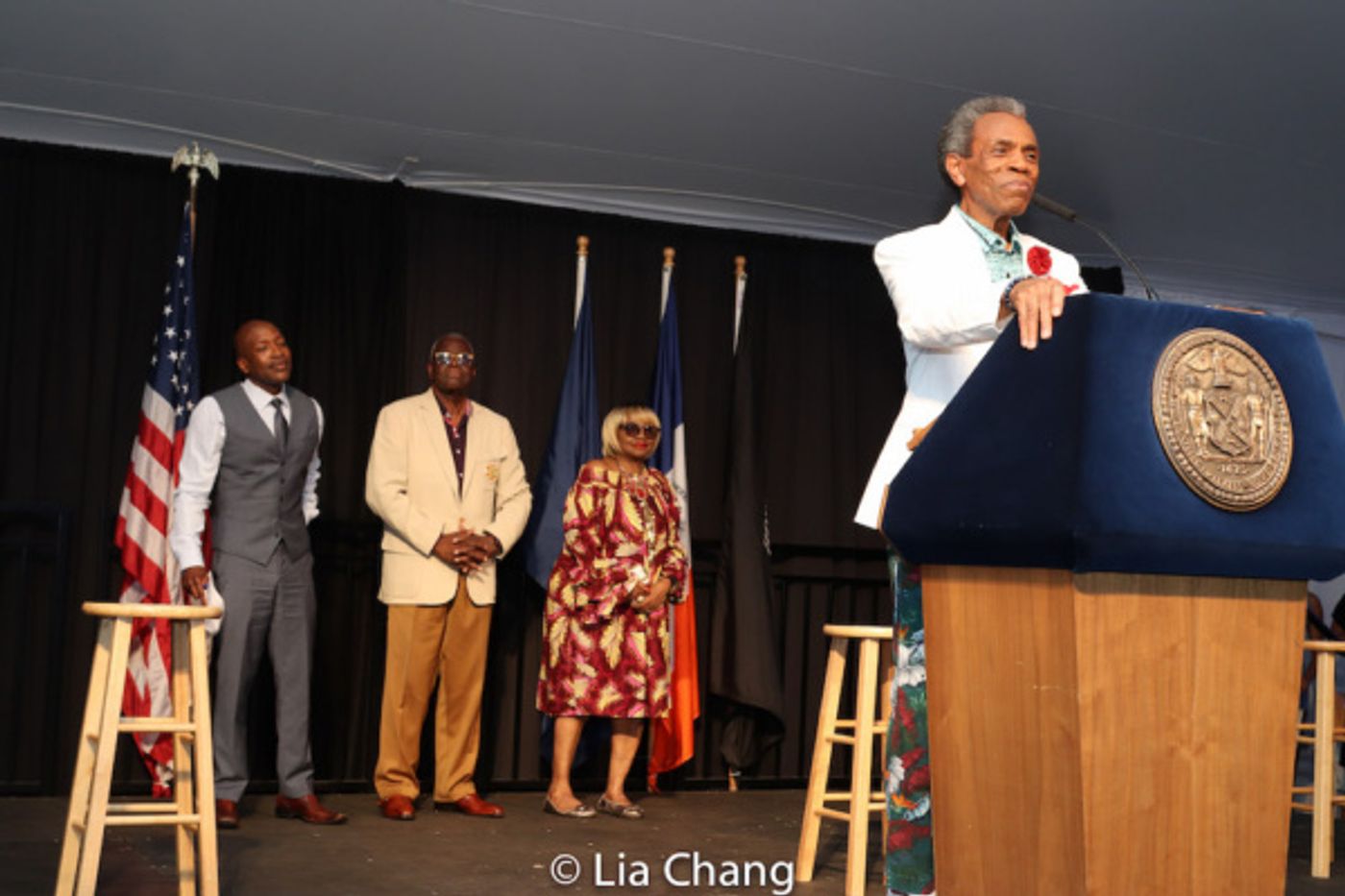 Photo Flash: Andre De Shields Receives Certificate Of Recognition From The New York City Mayor's Office and Harlem Week Pride 50 Award  Image