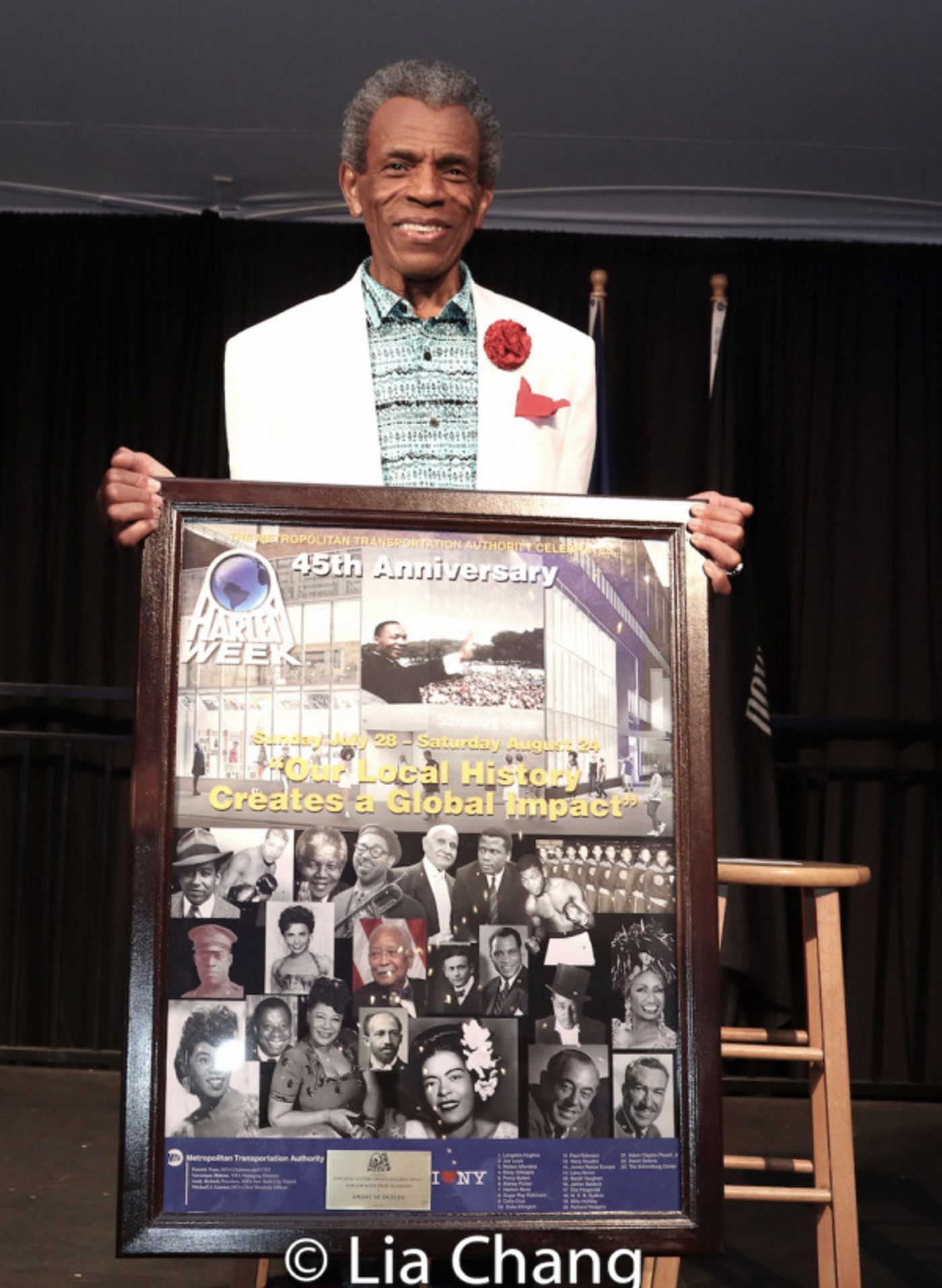 Photo Flash: Andre De Shields Receives Certificate Of Recognition From The New York City Mayor's Office and Harlem Week Pride 50 Award  Image