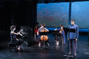 Mila Henry (Piano), Jennifer Shaw (Cello), Naomi Florin (Violin), Kannan Vasudevan (Tenor) @ BroadwayWorld Mila Henry (Piano), Jennifer Shaw (Cello), Naomi Florin (Violin), Kannan Vasudevan (T Photo