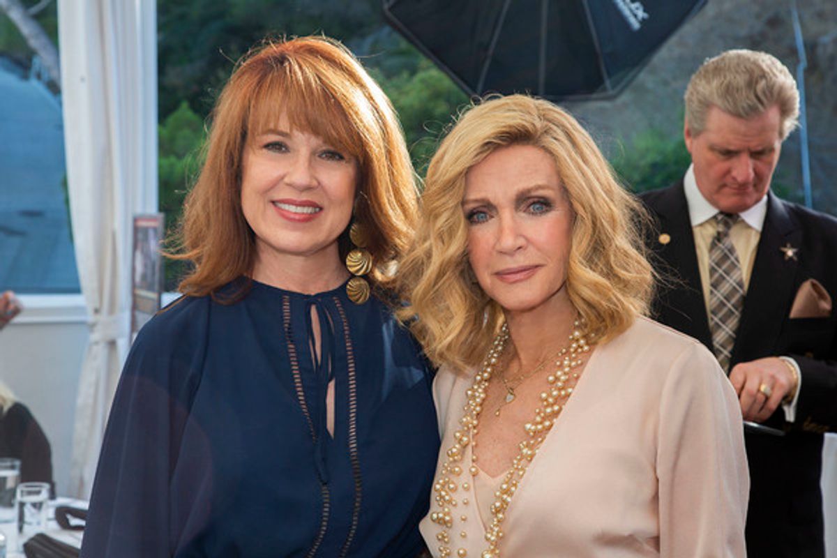 Carol of the Bells co-stars, Lee Purcell and Donna Mills at 