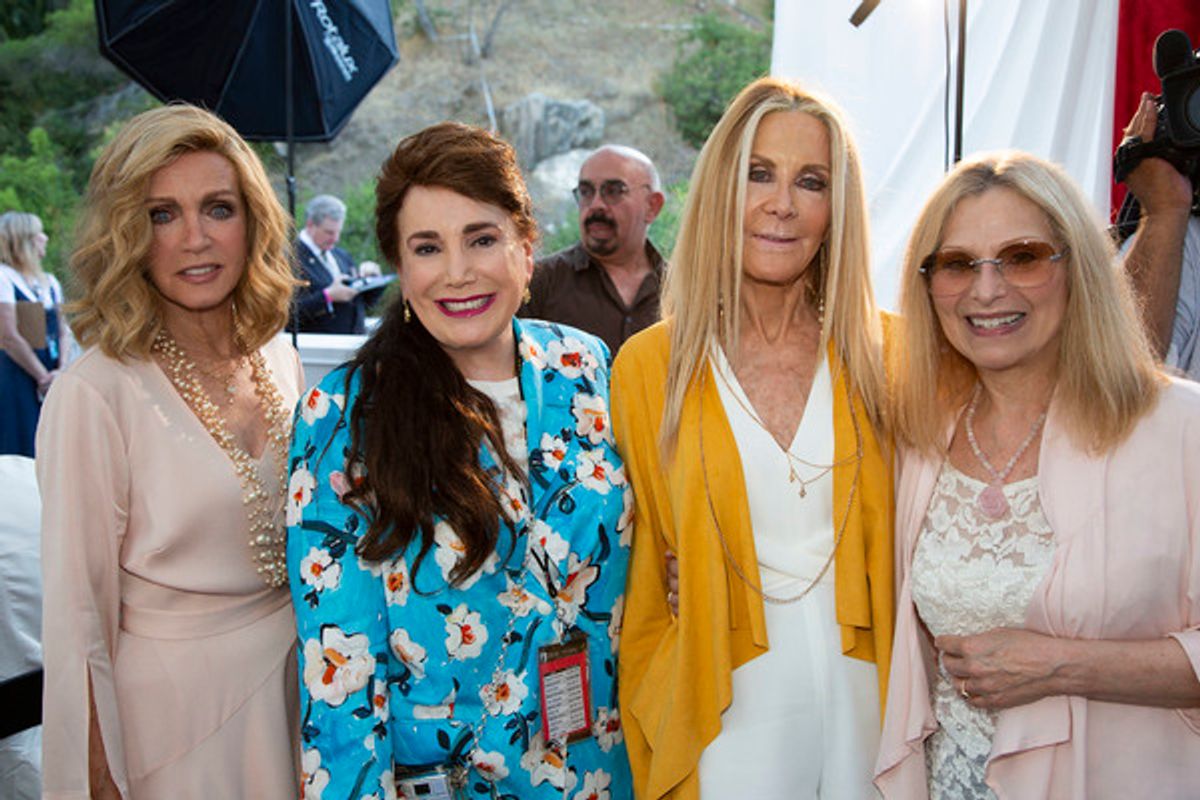 Donna Mills, Donelle Dadigan, Joan Van Ark and Roslyn Kind at 