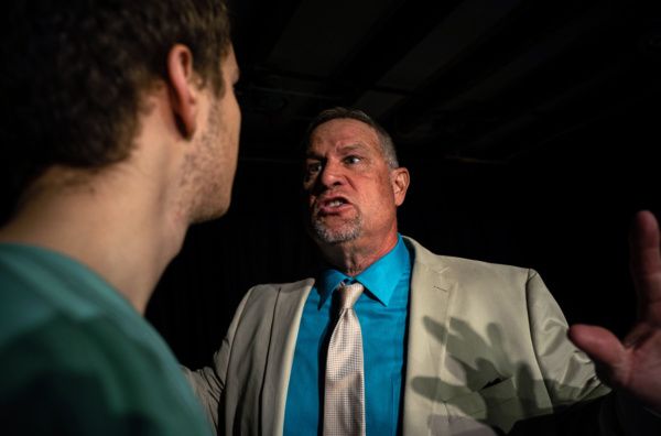 Connor Chase Stewart & Richard Roy in A WHITE MAN''S GUIDE TO RIKERS ISLAND. Photo by Photo