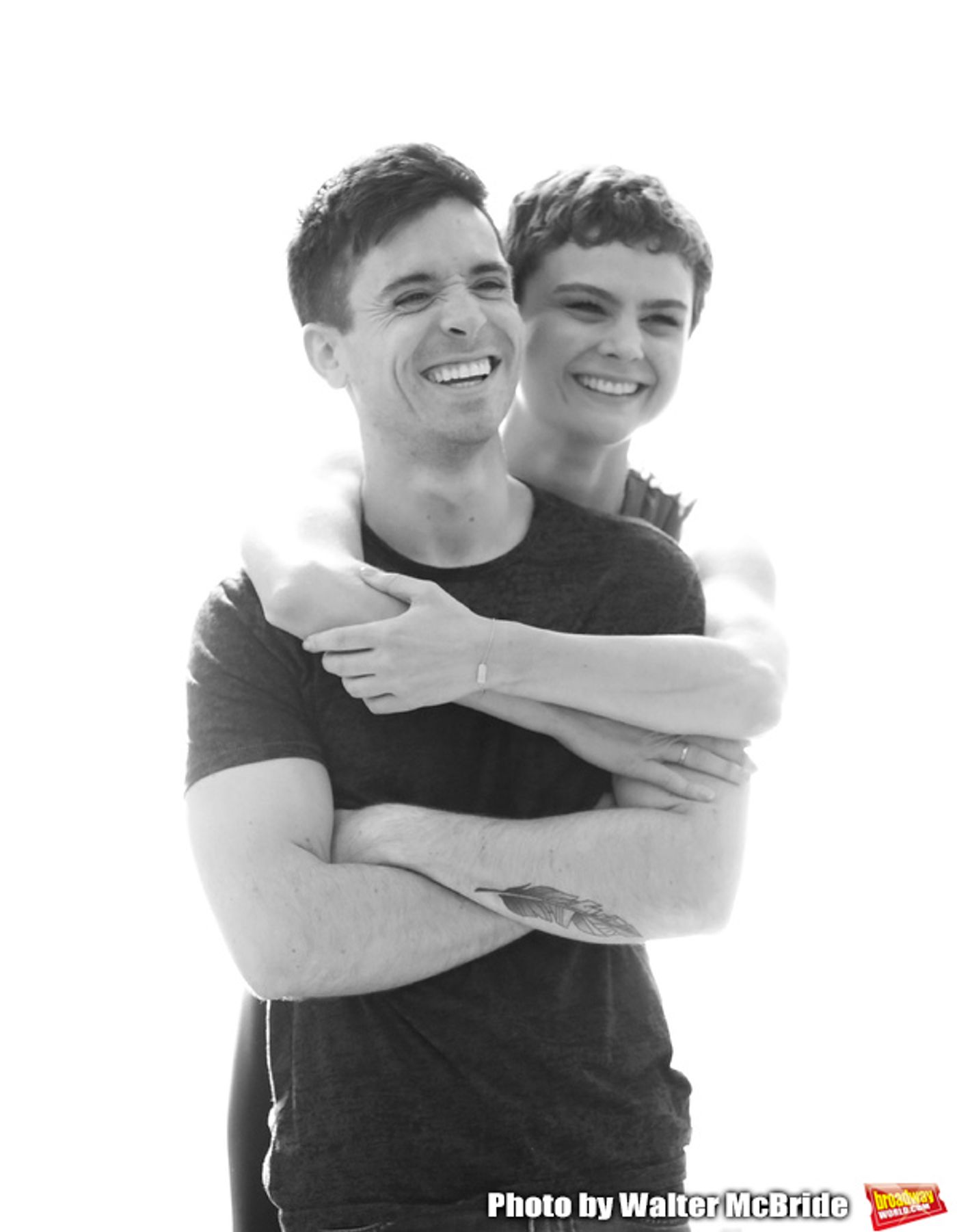 In The Spotlight: Matt Doyle and Melanie Moore Rehearse for FREDDIE FALLS IN LOVE  Image