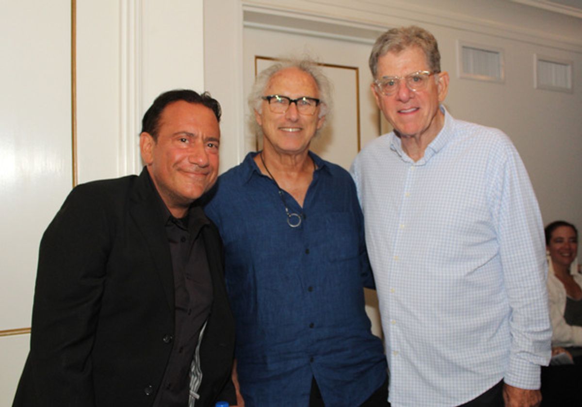Eugene Parck, Eric Fischl, and Marty Cohen at 