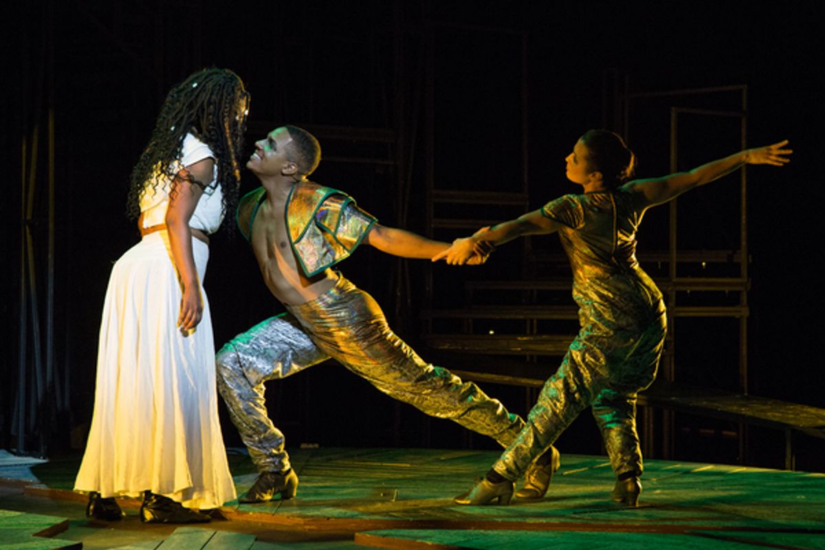 Naima Carter Russell, Michael Crute, Leslie Bellair at 