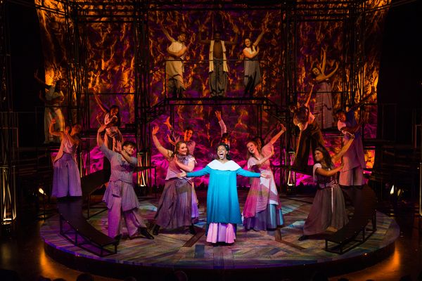 Naima Carter Russell and the Cast of Children of Eden Photo