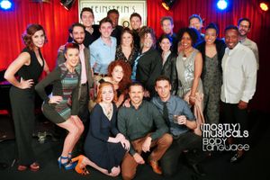 the (mostly)musicals 33 family: Front: Kelley Dorney, Erica Hanrahan-Ball, Will Collyer, Gregory Nabours Middle: Leslie Rubino, Dino Nicandros, Carson Robinette, Bella Hicks, amy francis schott, Ama @ BroadwayWorld the (mostly)musicals 33 family: Front: Kelley Dorney, Erica Hanrahan-Ball, Will Coll Photo