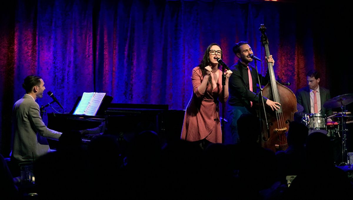 Jack Lipson, Cat Fray, Benny Lipson at 