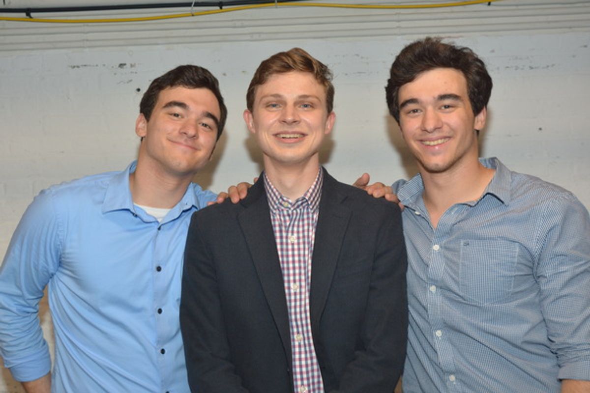 John Drinkwater, Christoper Brian and Matthew Drinkwater at 