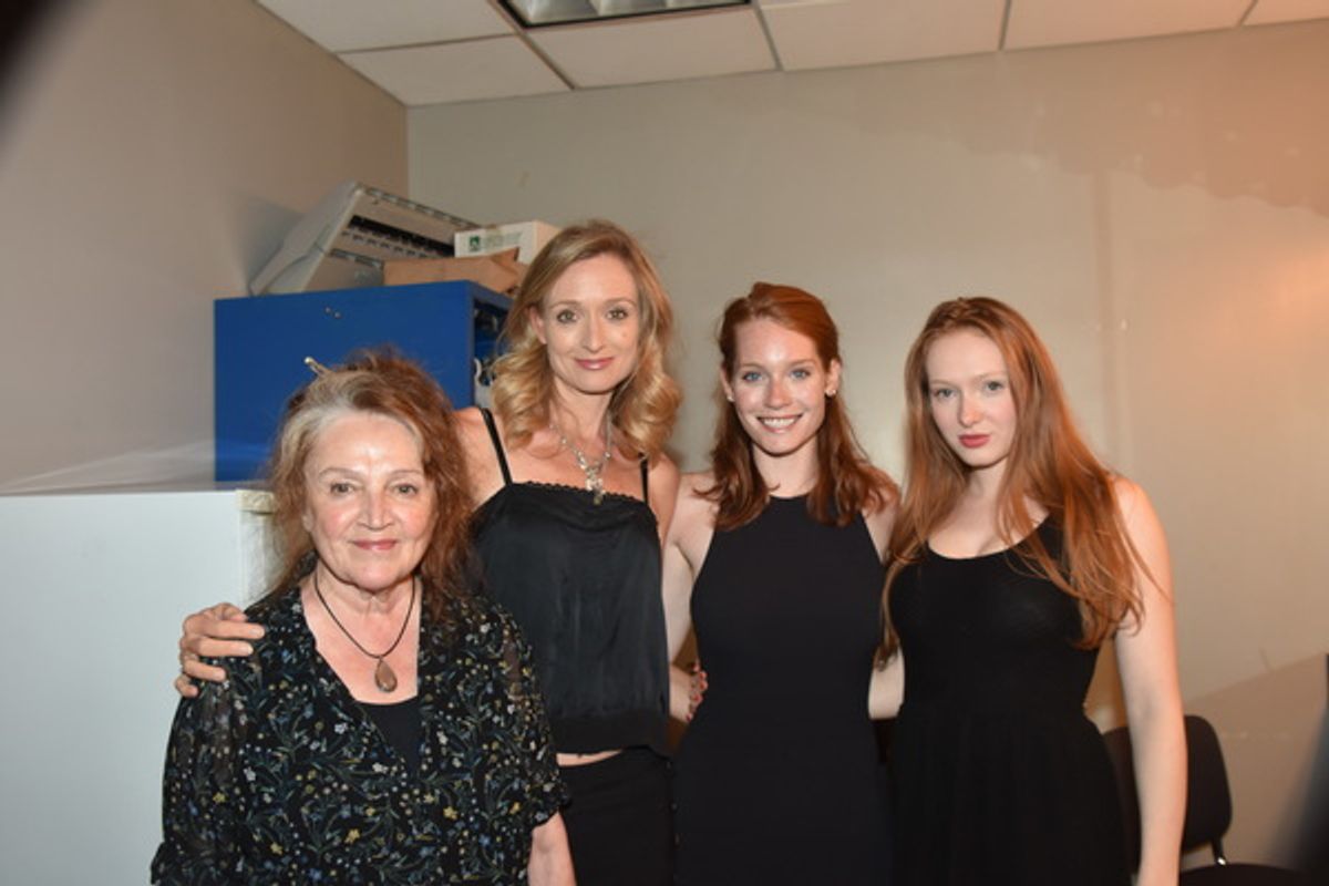 Patti Perkins, Rachel Pickup, Lindsay Ryan and MaryKate Harris at 