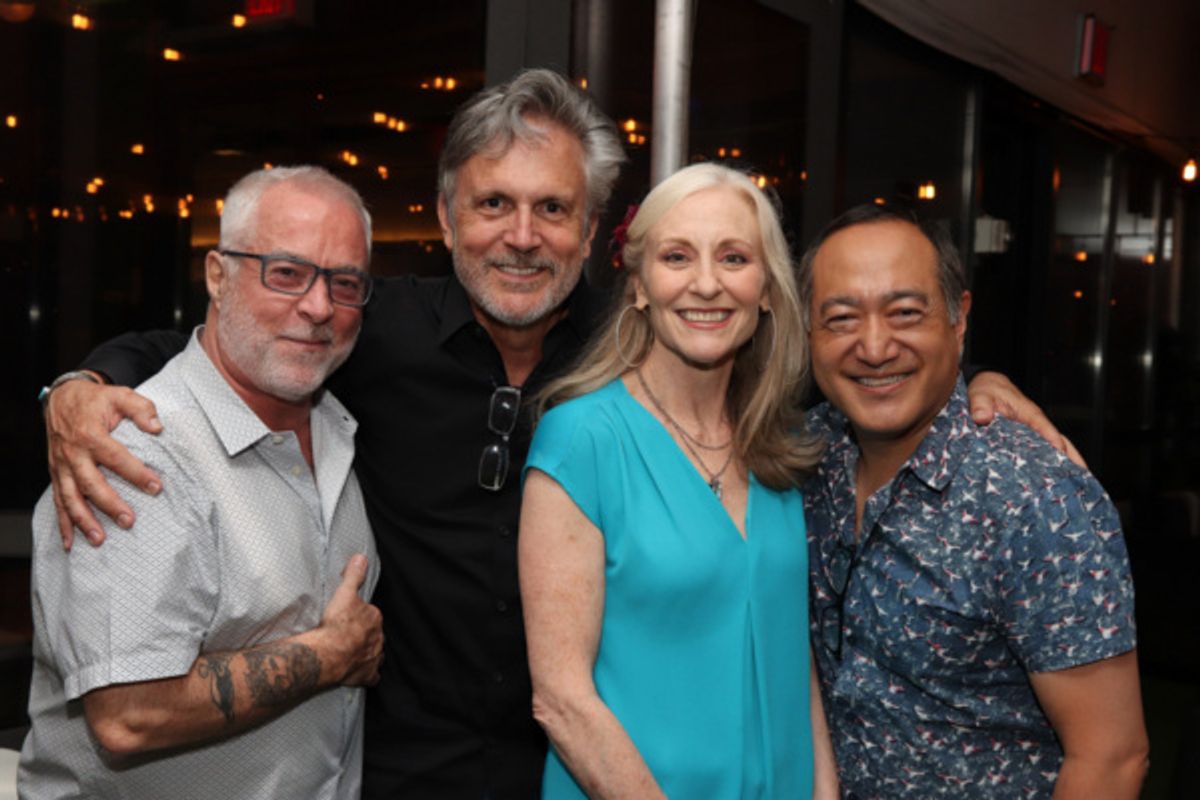 Herb Perry, Ken Land, Elizabeth Ward Land and Alan Muraoka at 