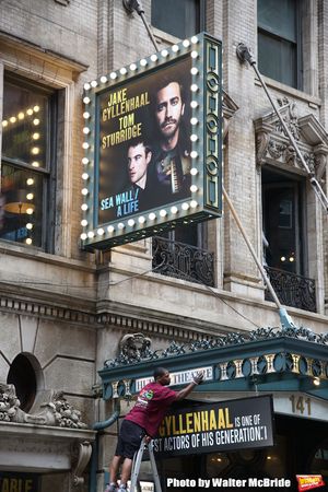 "Sea Wall / A Life" starring Jake Gyllenhaal and Tom Sturridge at the Hudson Theatre @ BroadwayWorld "Sea Wall / A Life" starring Jake Gyllenhaal and Tom Sturridge at the Hudson Theatre Photo
