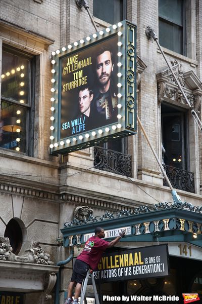 "Sea Wall / A Life" starring Jake Gyllenhaal and Tom Sturridge at the Hudson Theatre Photo