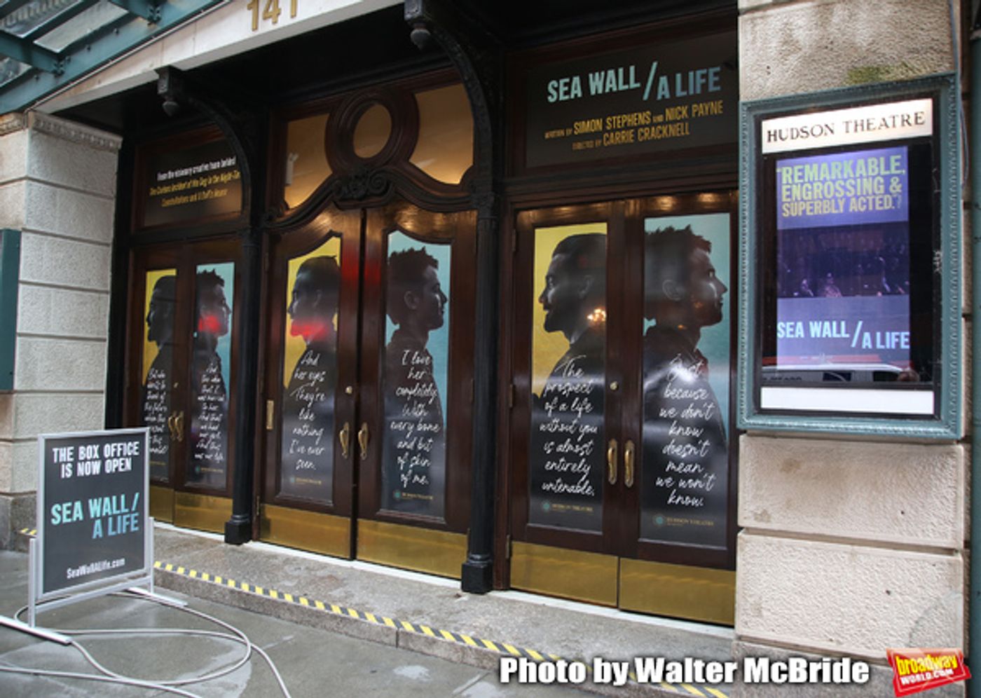 Up On The Marquee: SEA WALL / A LIFE Heads To The Hudson Theatre  Image