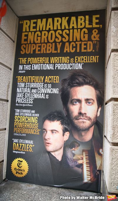 "Sea Wall / A Life" starring Jake Gyllenhaal and Tom Sturridge at the Hudson Theatre Photo